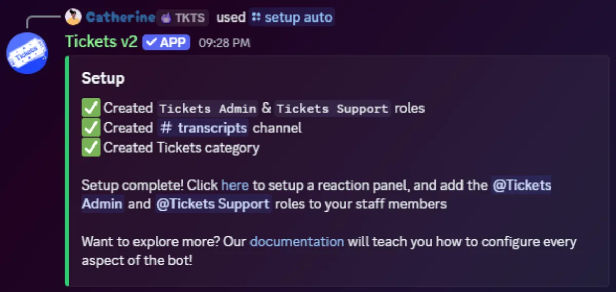 Auto Setup