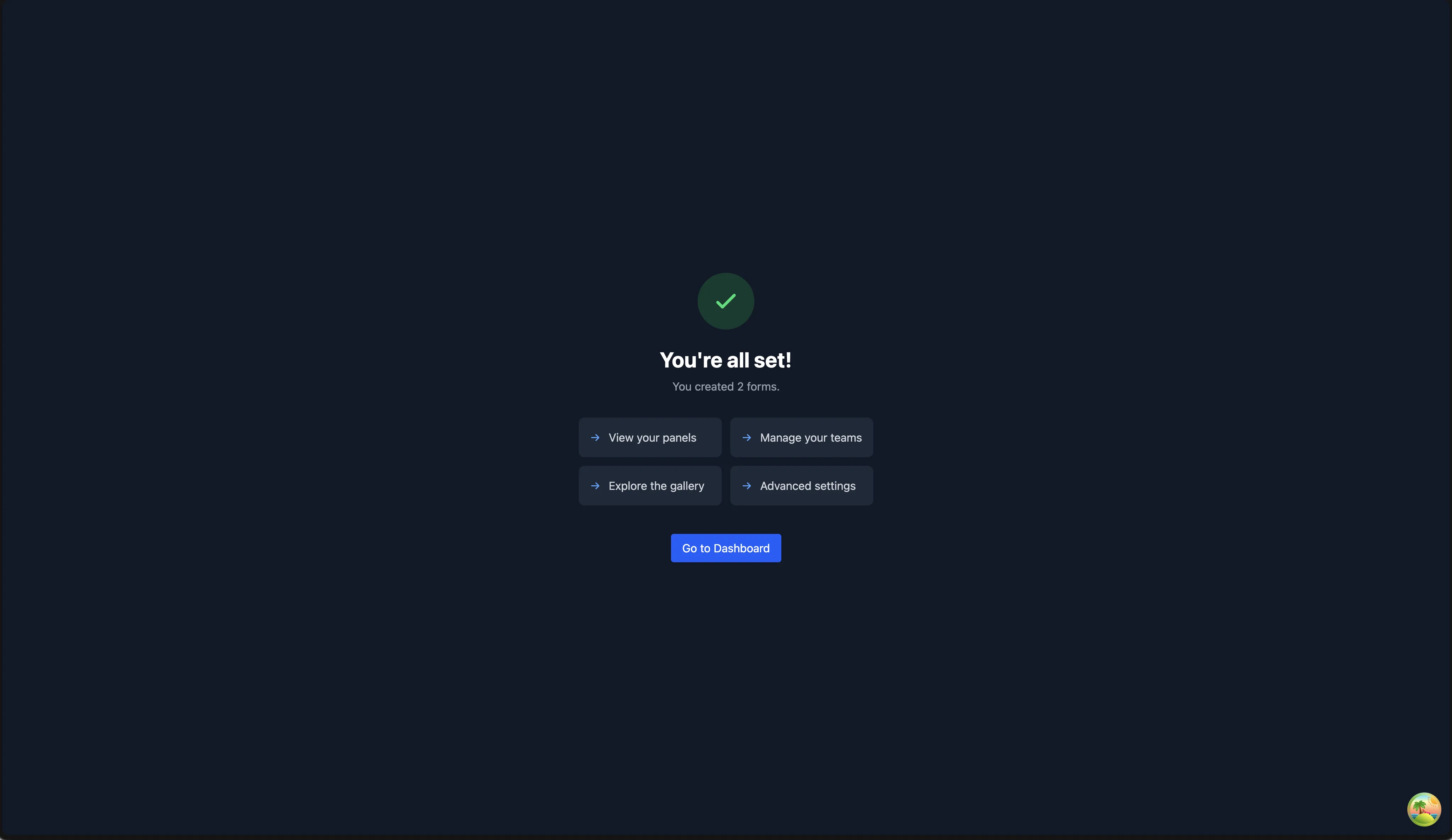 Onboarding done